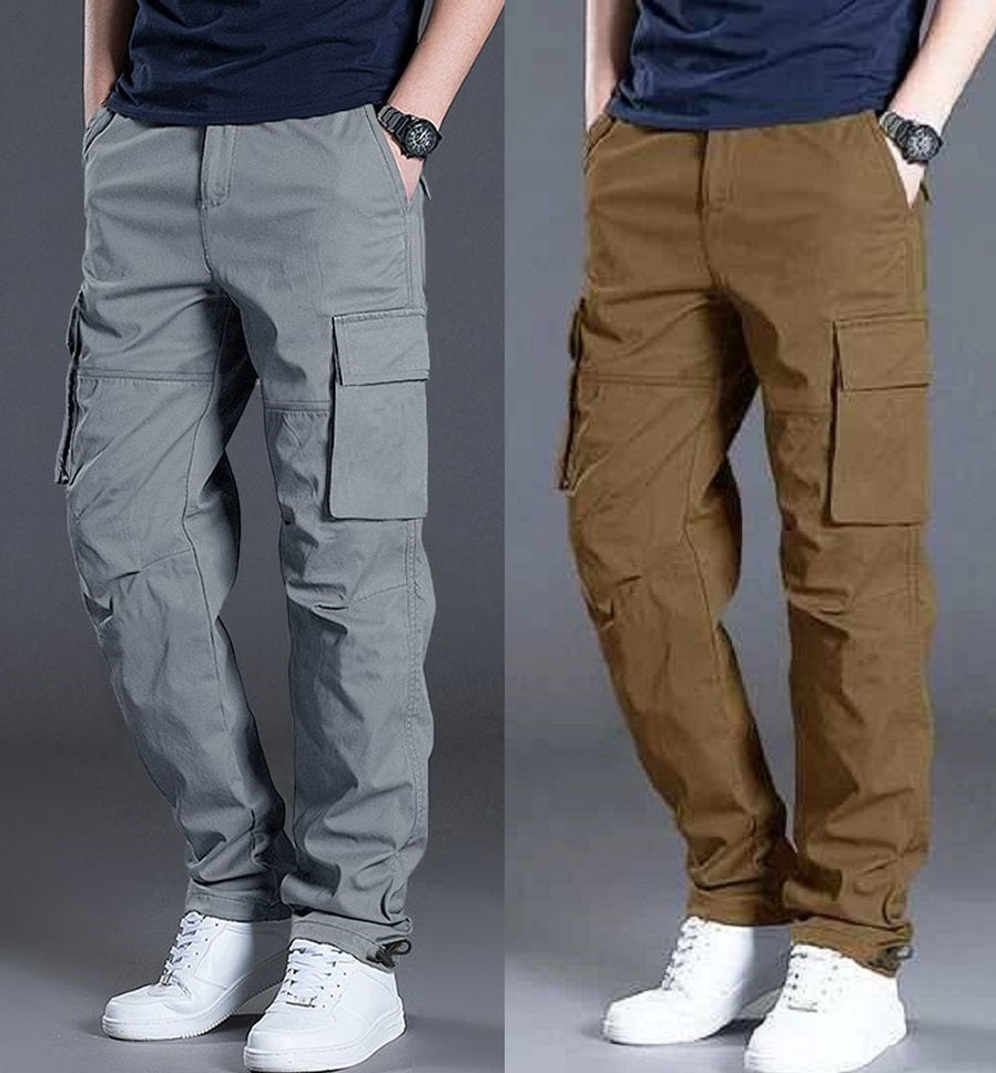 MEN COTTON CARGOS (PACK 2)