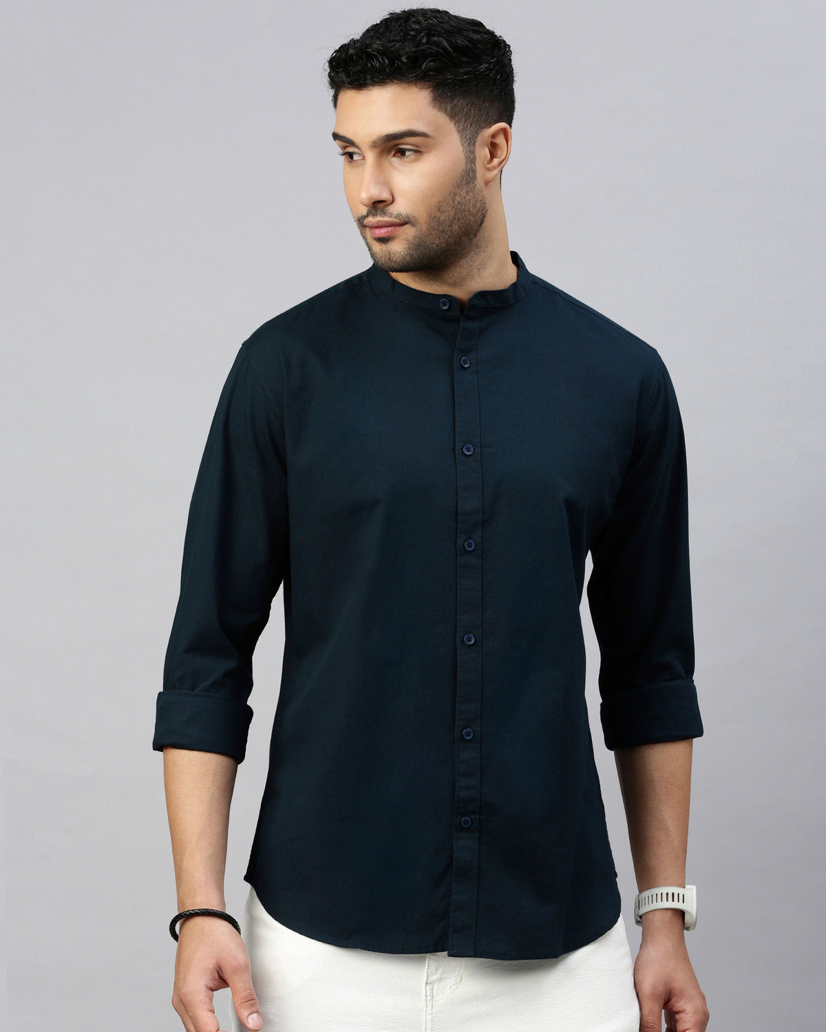 Men's Solid Casual Shirt