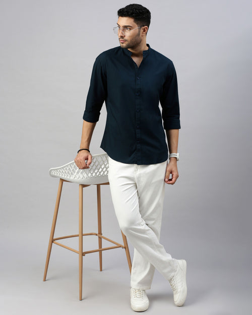 Men's Solid Casual Shirt