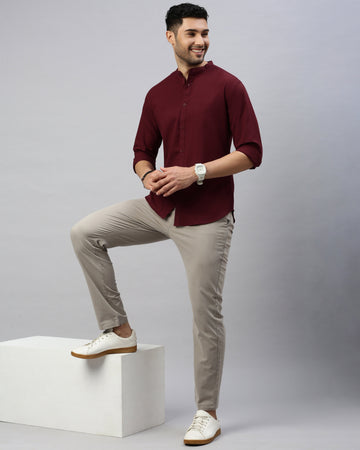 Men's Solid Casual Shirt